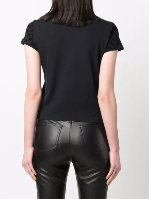 Elisabetta Franchi logo-print Cotton T 