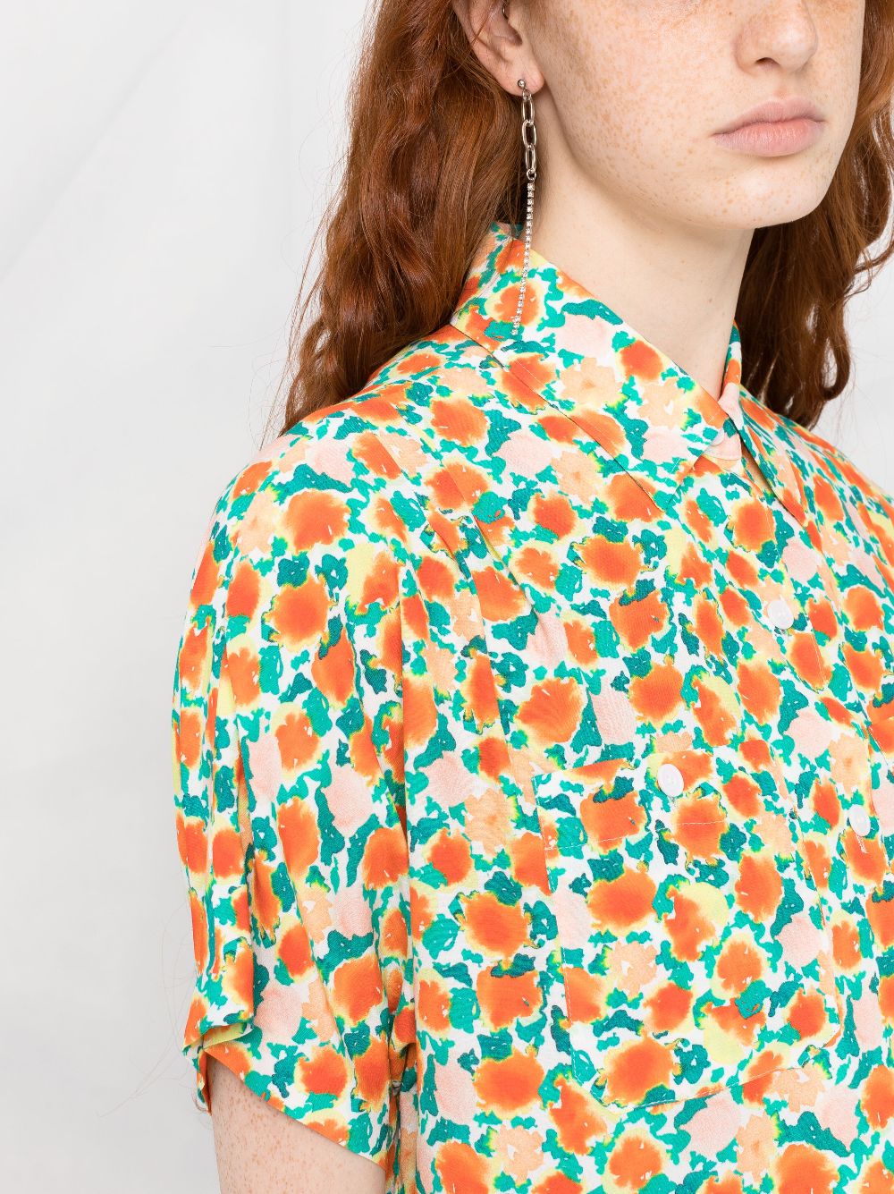 A.P.C. floral-print shirt Women