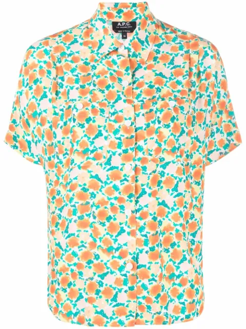 A.P.C. floral-print shirt