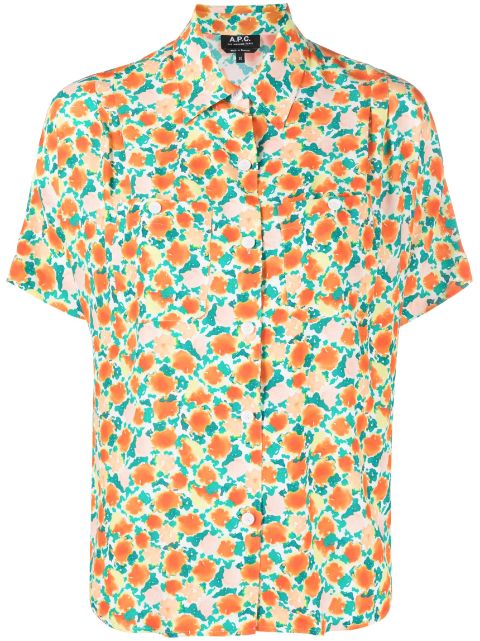 A.P.C. floral-print shirt Women