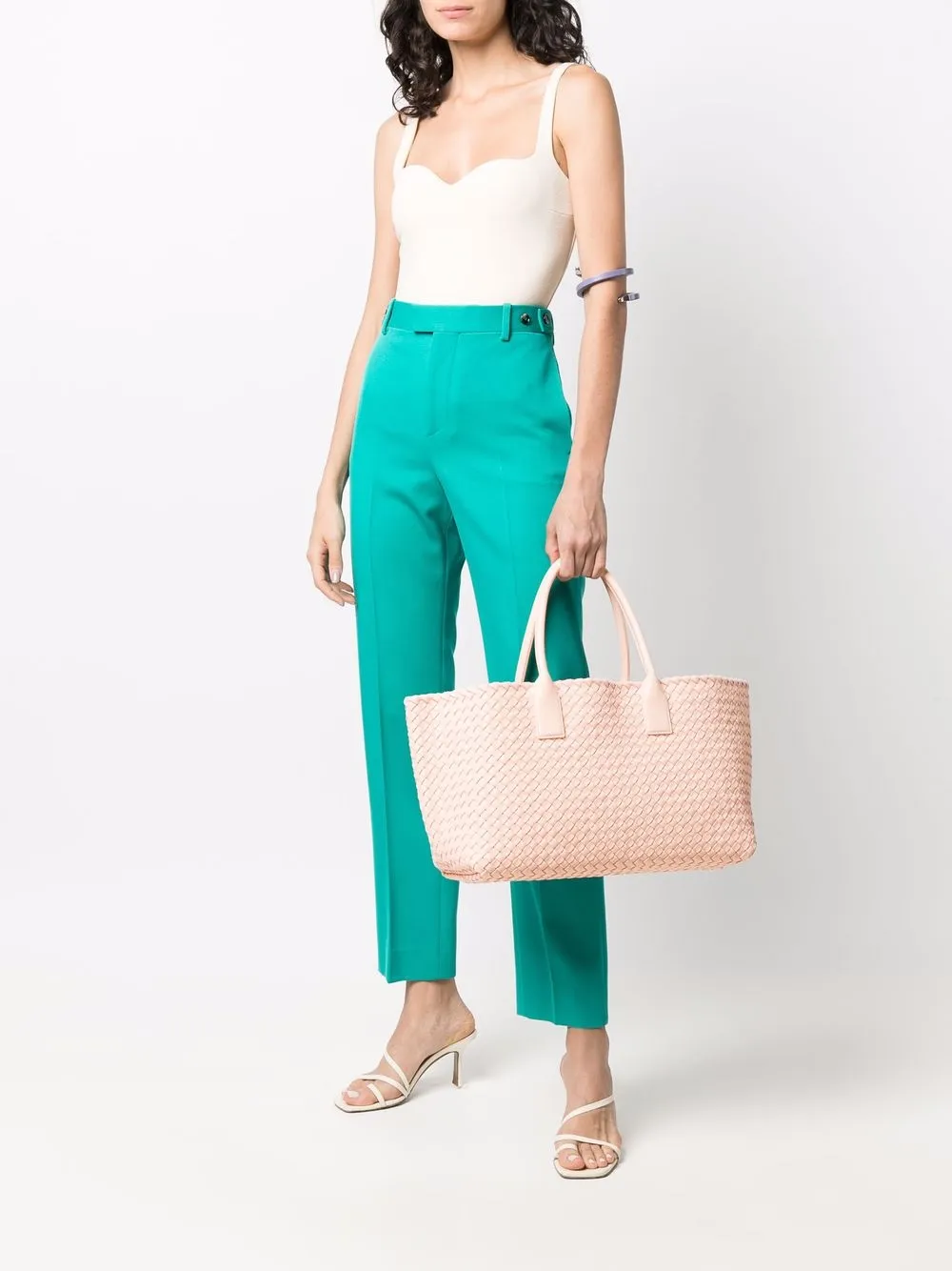 Bottega Veneta Cabat medium shopper - Roze