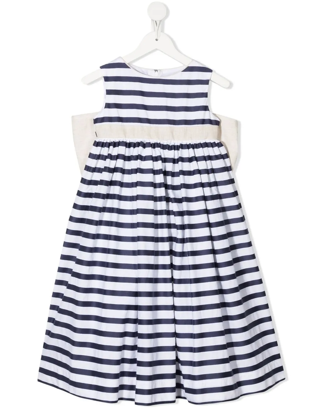 

La Stupenderia stripe-pattern A-line dress - White