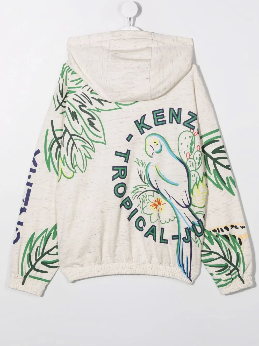 фото Kenzo kids худи на молнии с вышитым логотипом