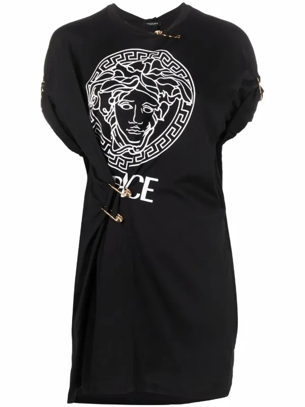Versace Medusa Head Gathered T-shirt 
