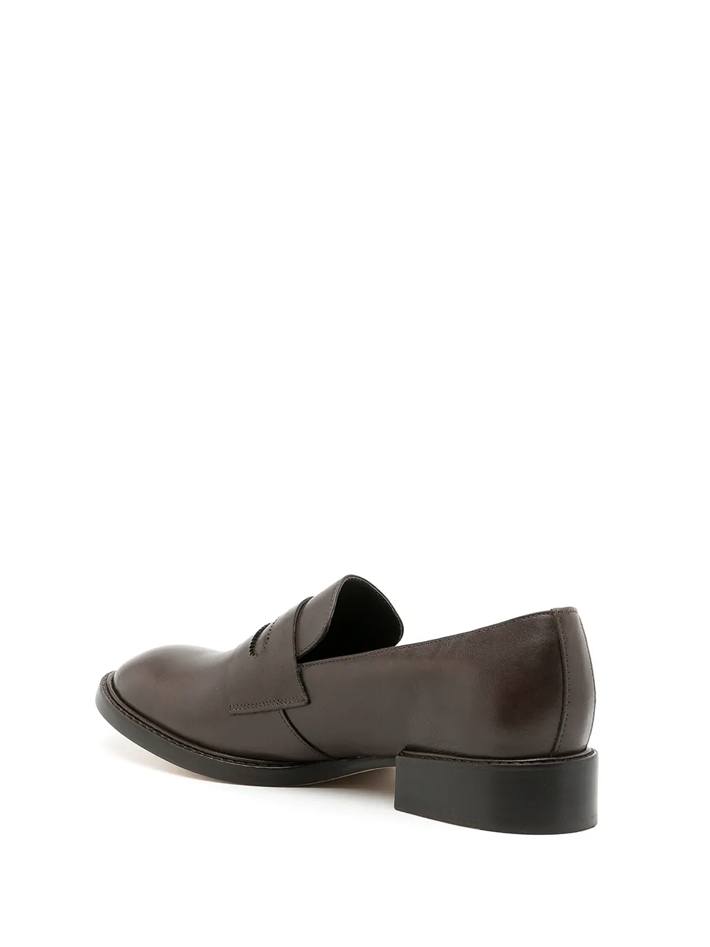 Shop Sarah Chofakian Edward Flat Loafers In Brown