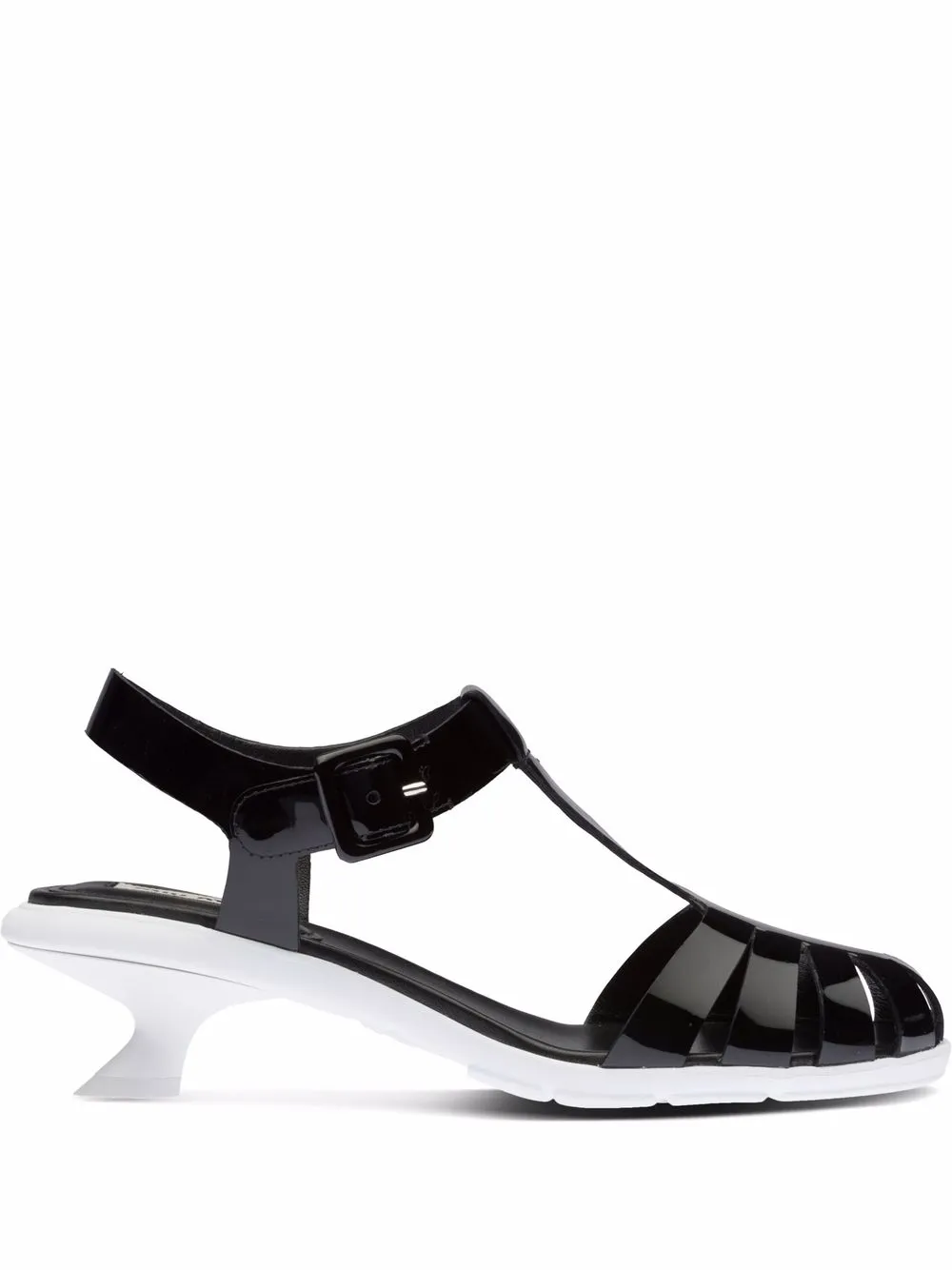 

Miu Miu sandalias con tiras - Negro