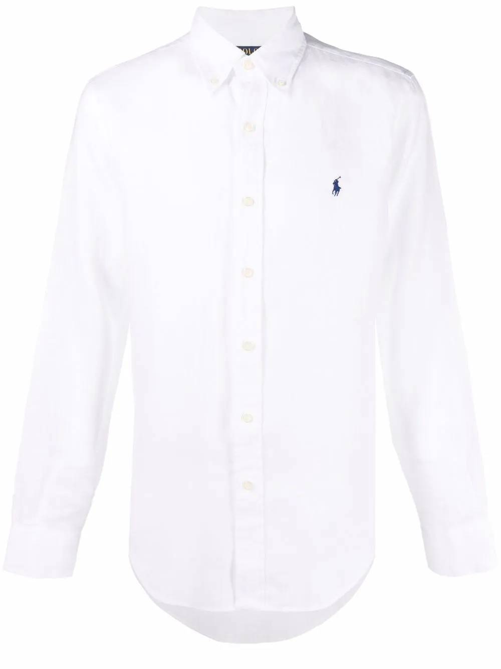 

Polo Ralph Lauren camisa con logo bordado - Blanco