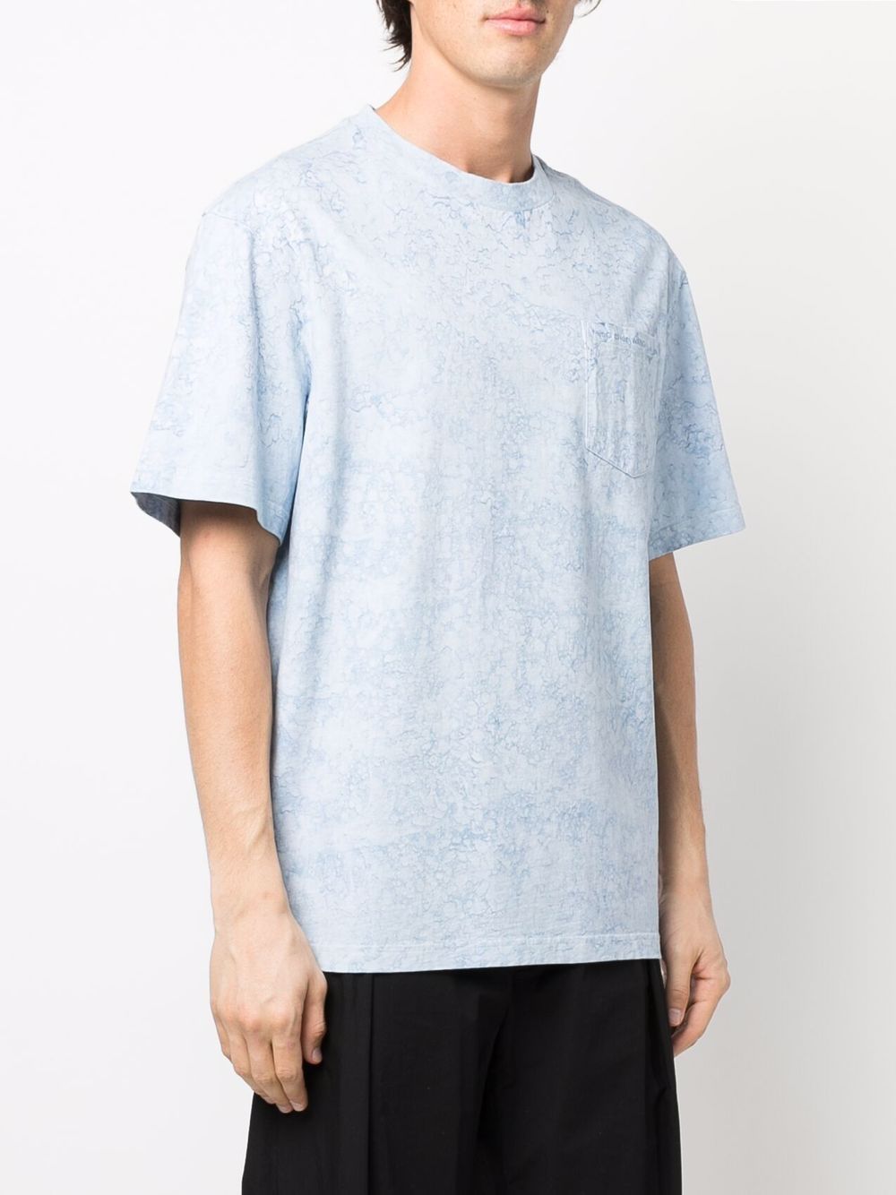 фото Feng chen wang spray-effect cotton t-shirt