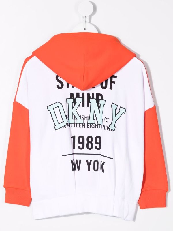 dkny red hoodie