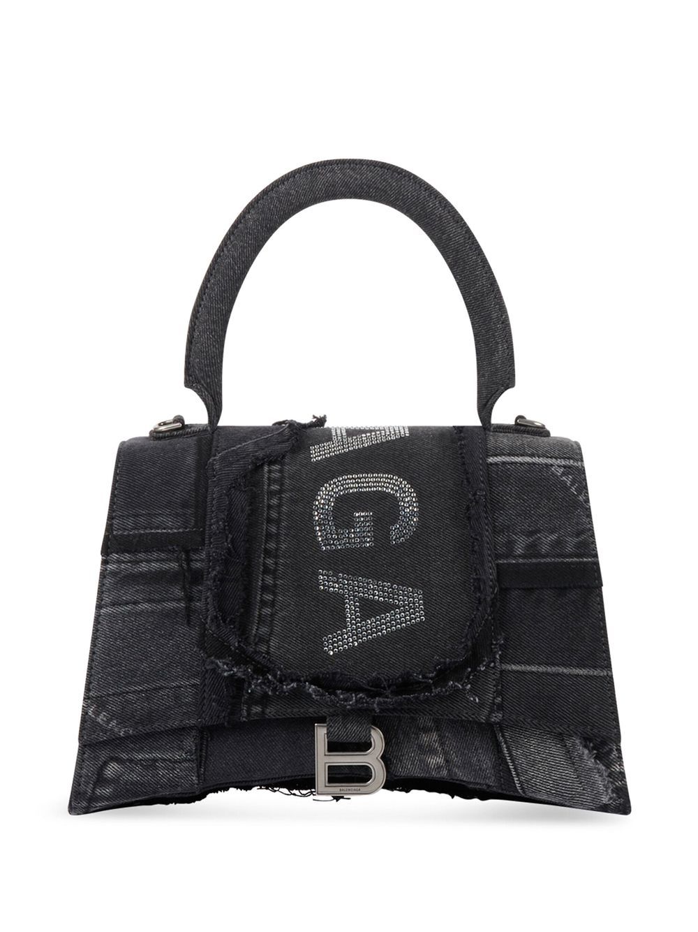 Denim patch online purse