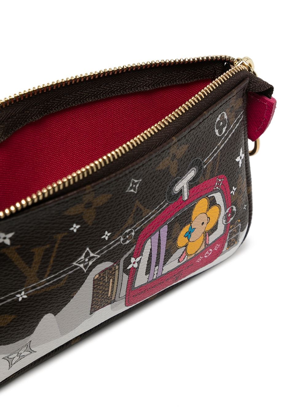 Louis Vuitton 2019 pre-owned Mini Monogram Pochette Accessoires Vivienne  Handbag - Farfetch
