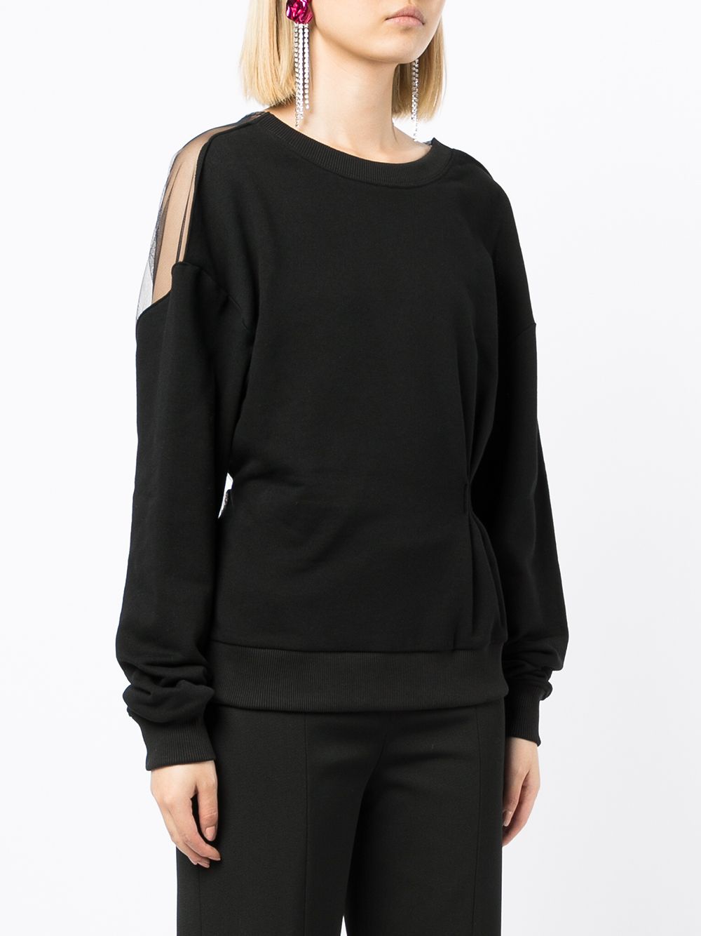 фото Act n°1 tulle-layered longsleeved sweatshirt