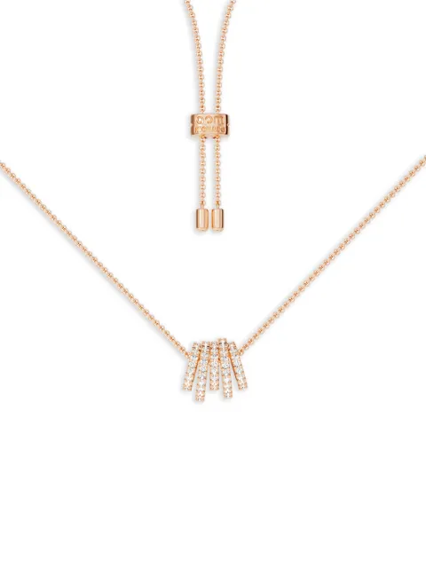 APM Monaco hoop adjustable necklace