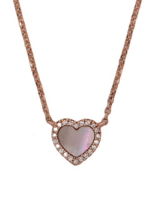 APM Monaco Nacre Heart pendant necklace