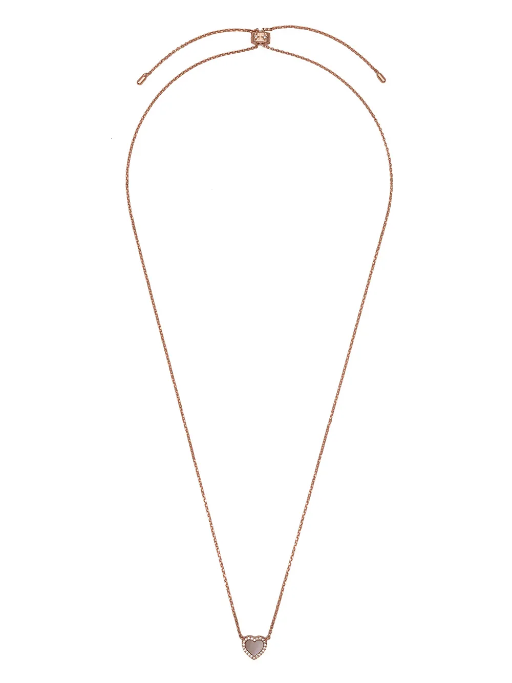 ハート ロングネックレス apm monacoピンク apm MONACO(エーピーエム