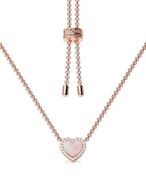 APM Monaco Nacre ハートペンダント ネックレス