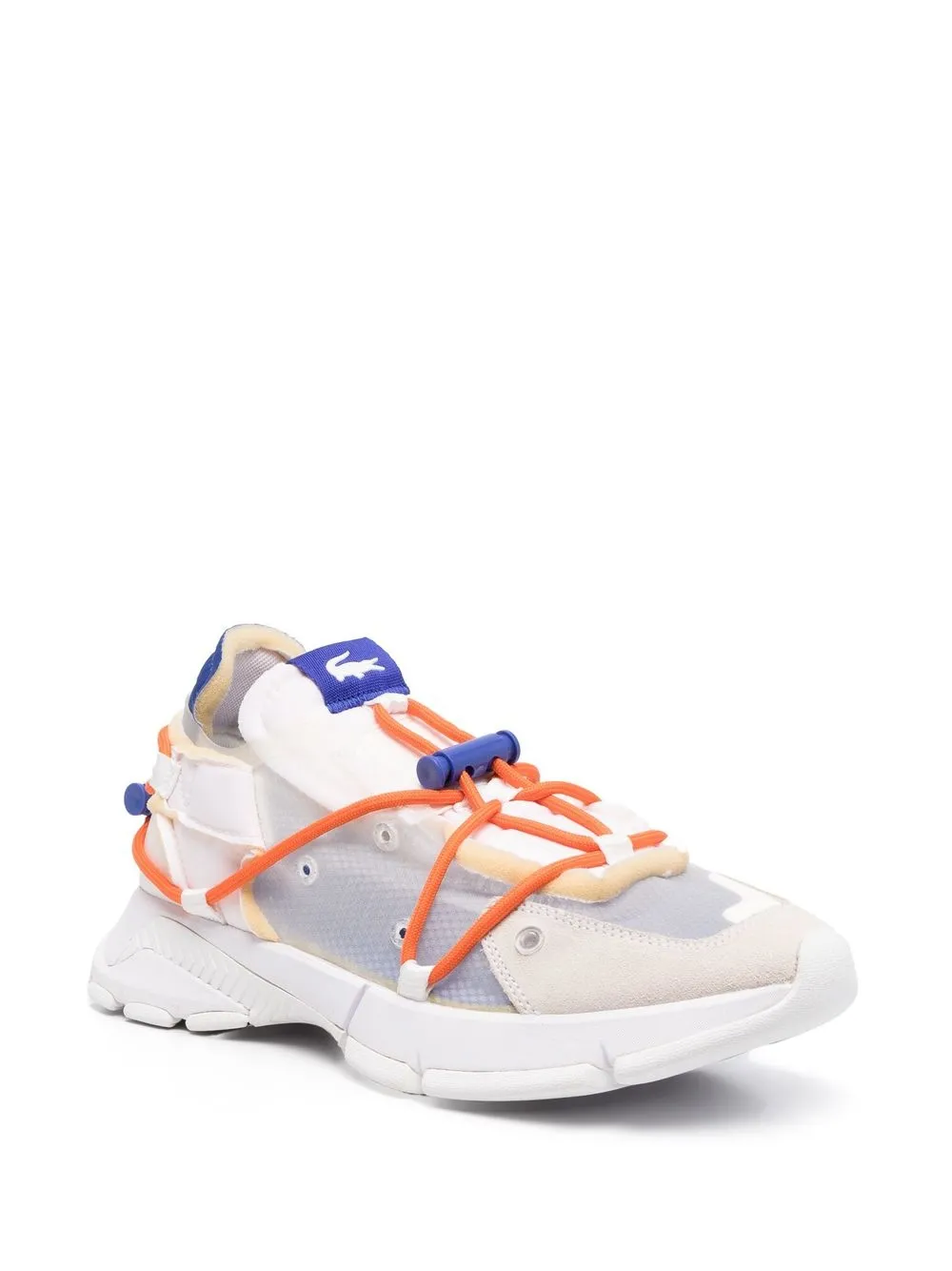 Lacoste panelled low-top sneakers White