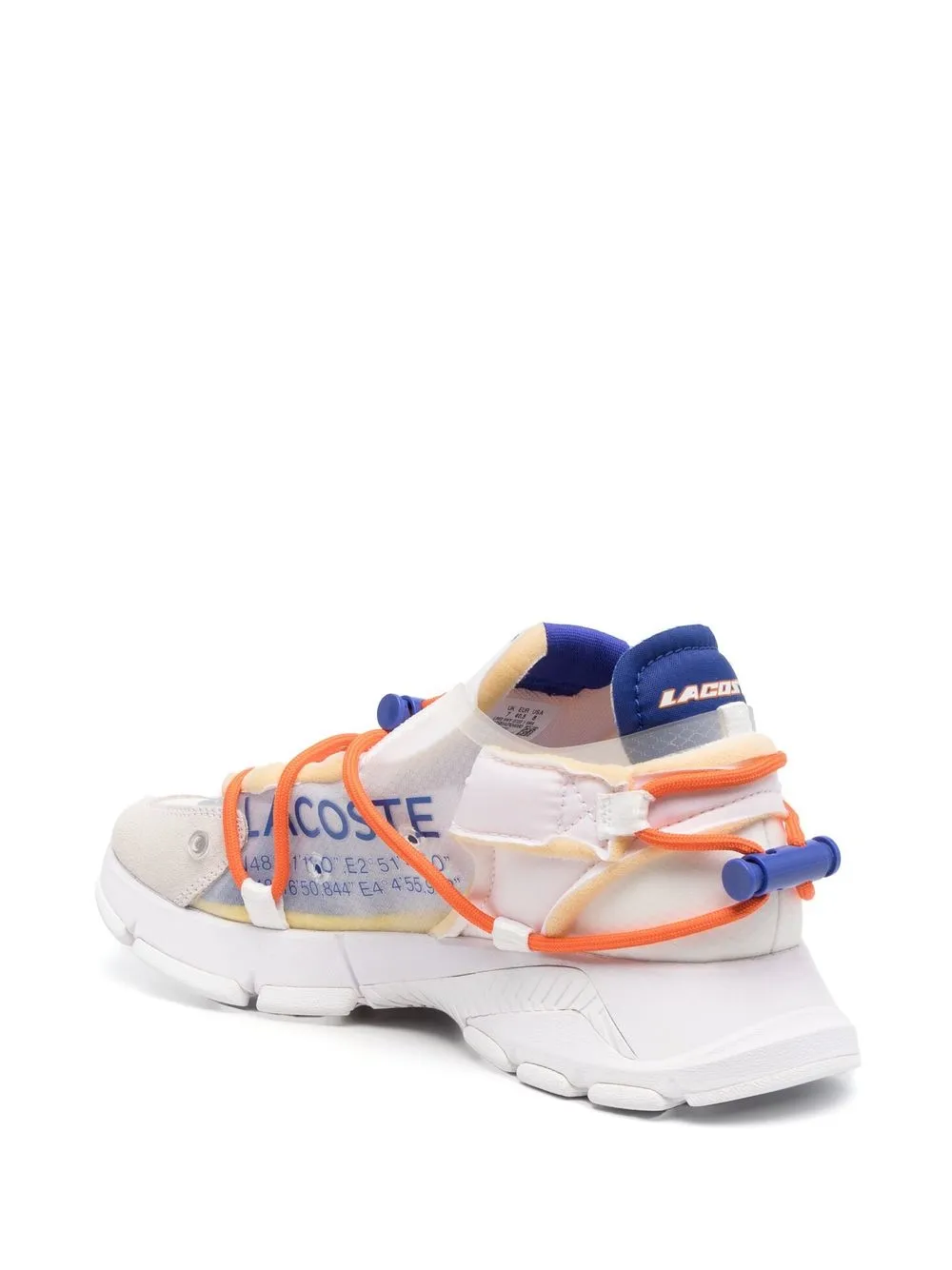 Lacoste panelled low-top sneakers White