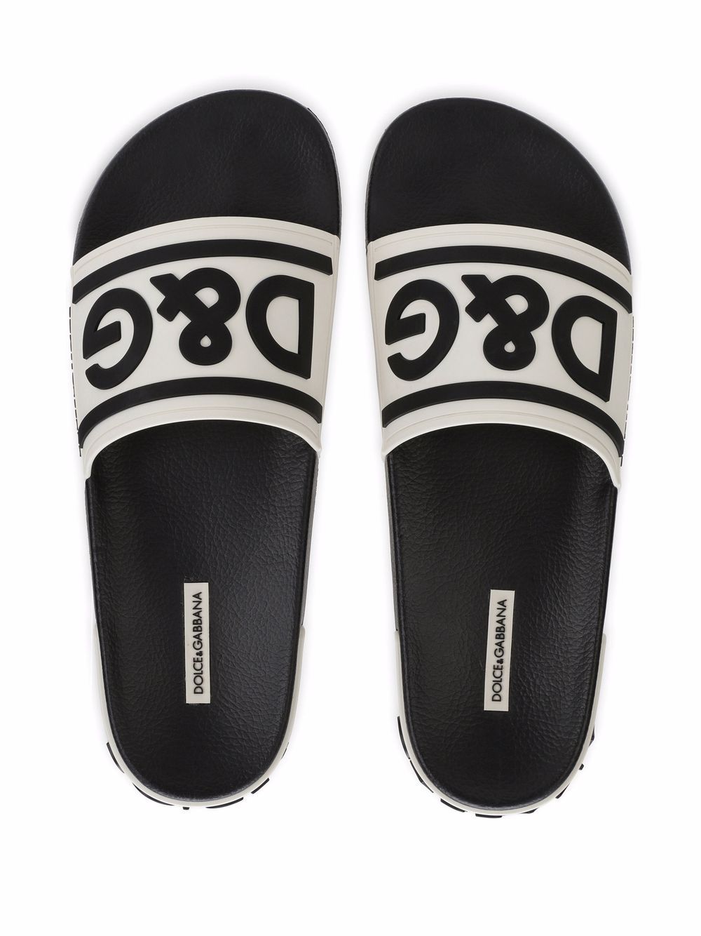 Dolce & Gabbana logo-print Rubber Slides - Farfetch