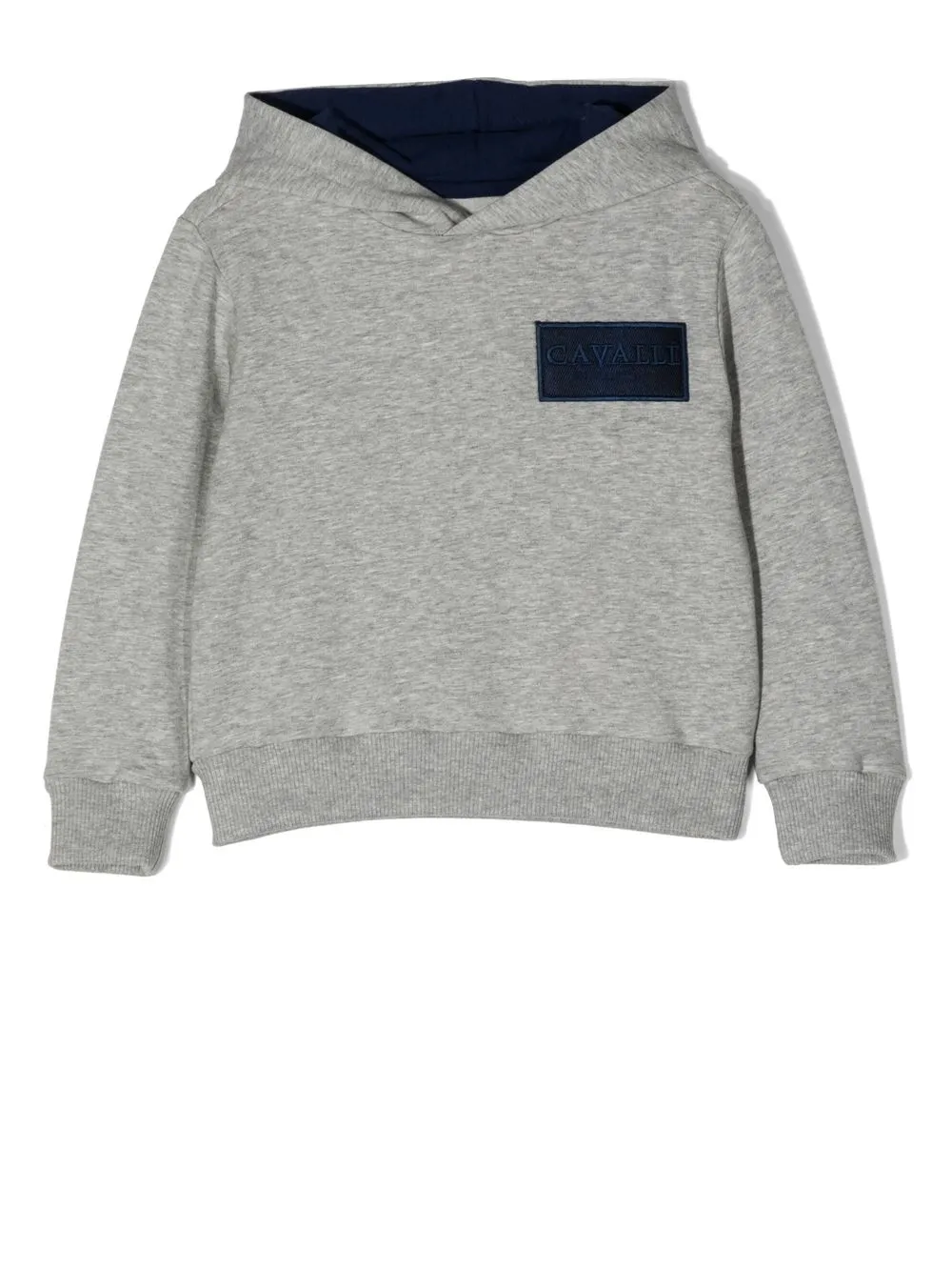 

Roberto Cavalli Junior sudadera con parche del logo - Gris