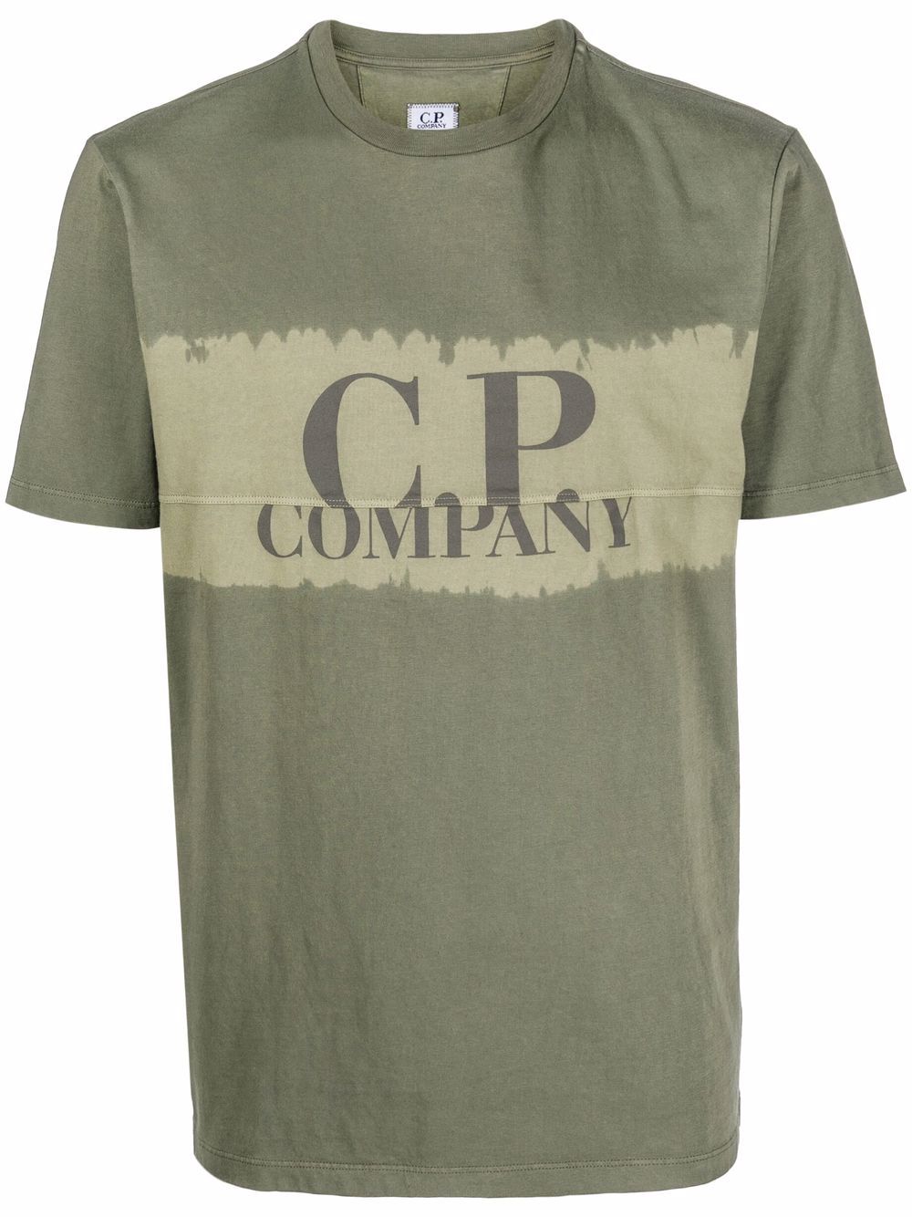 

C.P. Company playera con logo estampado - Verde