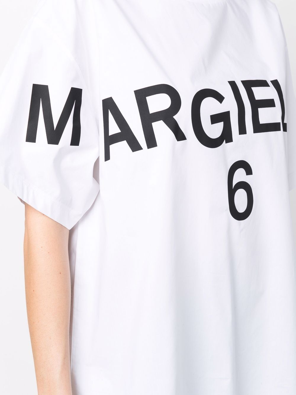 激安特価MM6 maison margiela リバース　ロゴ　Tシャツ　長袖 Tシャツ(長袖/七分)