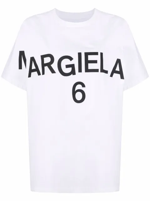 MM6 Maison Margiela logo-print short-sleeved T-shirt
