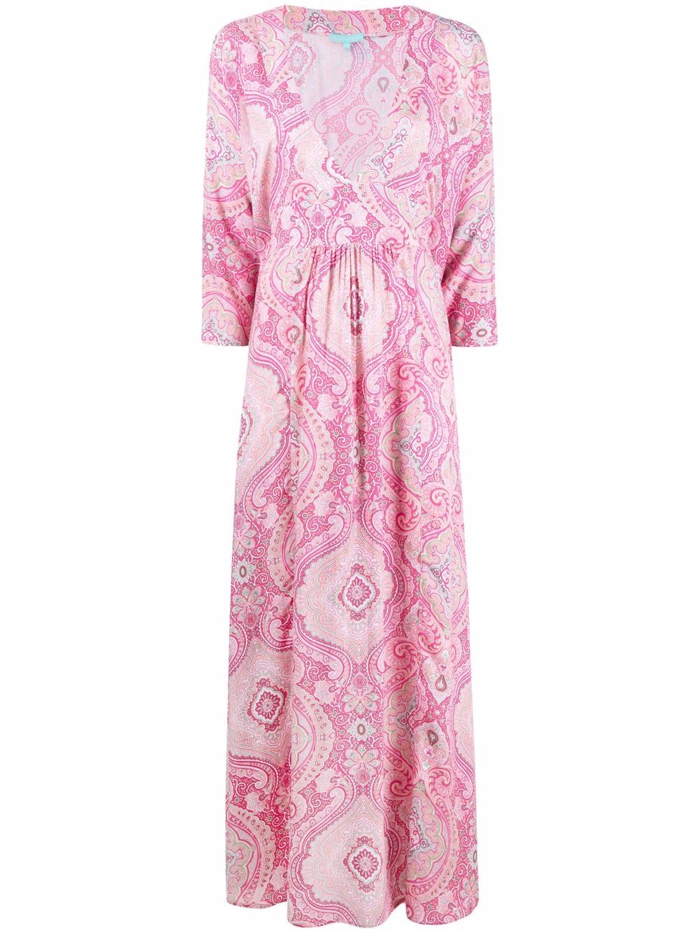 фото Melissa odabash gabriella paisley-print maxi dress