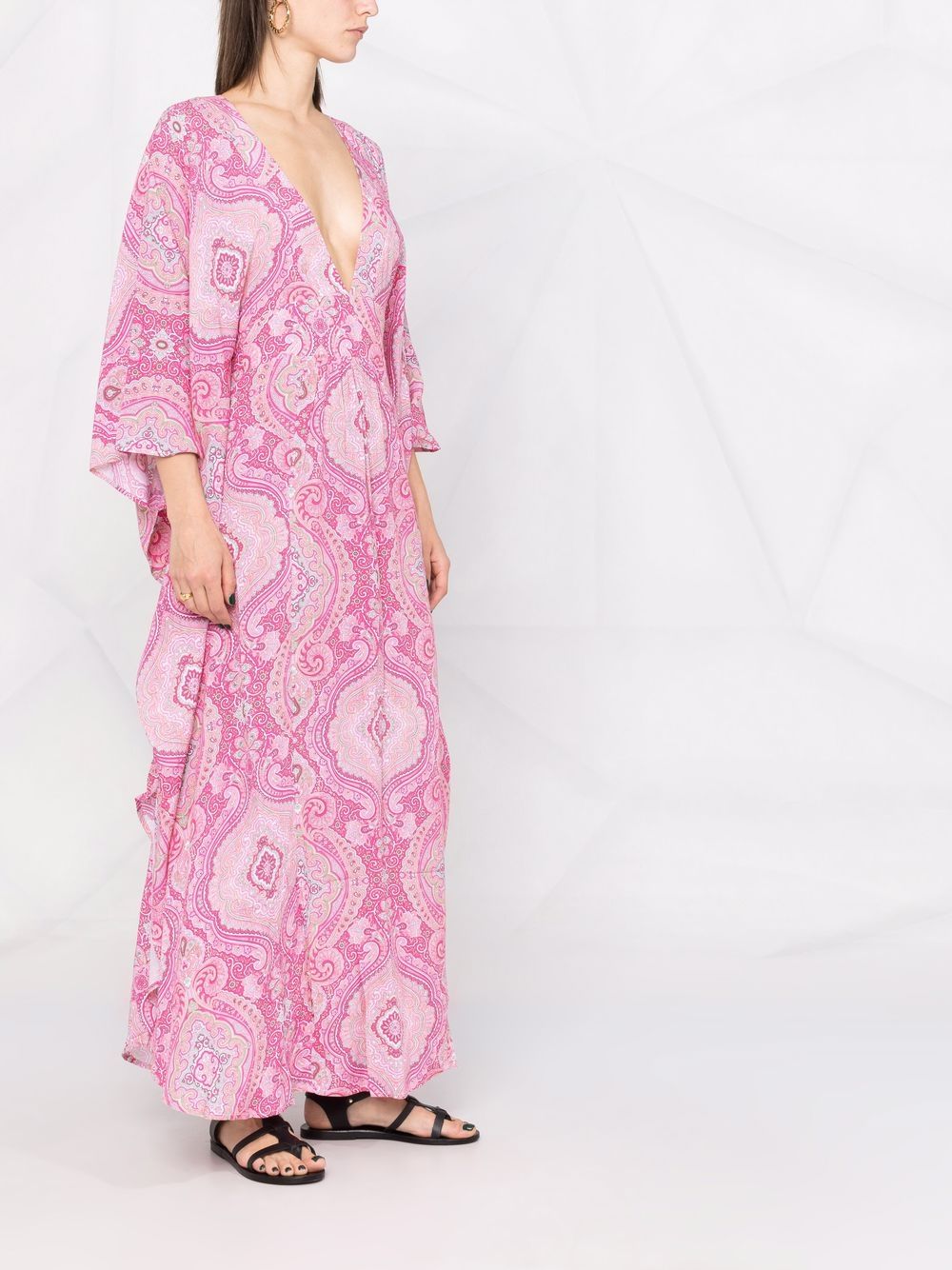 фото Melissa odabash gabriella paisley-print maxi dress