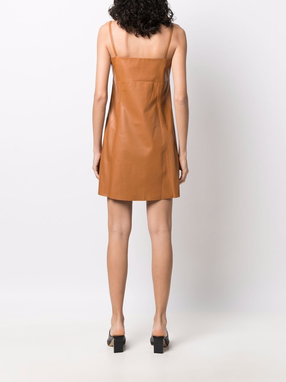 фото Drome leather mini dress