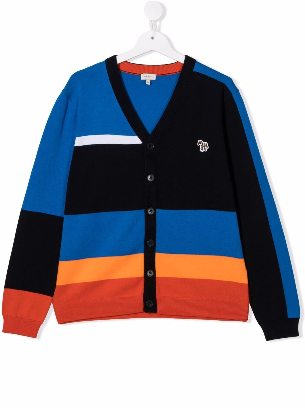 фото Paul smith junior stripe-knit cardigan