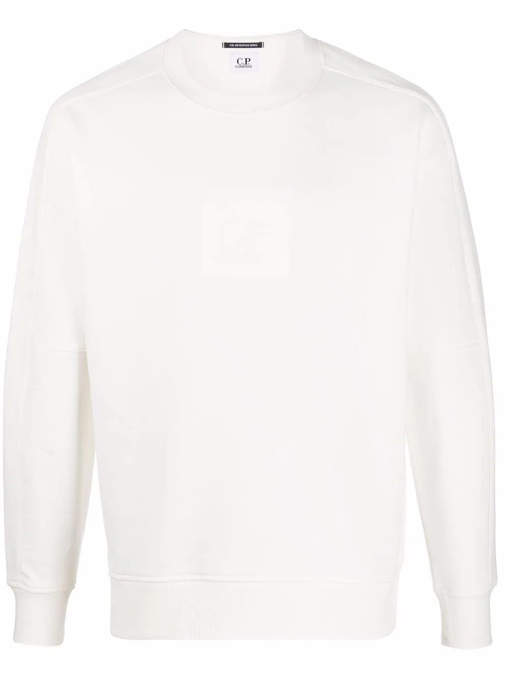 

C.P. Company sudadera con parches - Blanco
