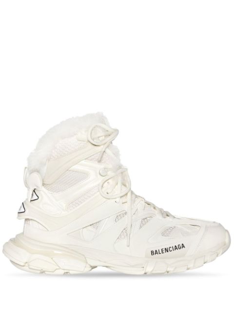 Balenciaga Track Hike fur-fur sneaker boots