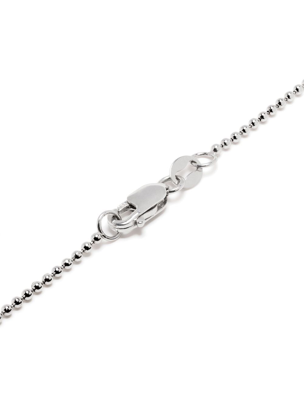 Shop Monan 18kt White Gold Floral Diamond Necklace In Silver