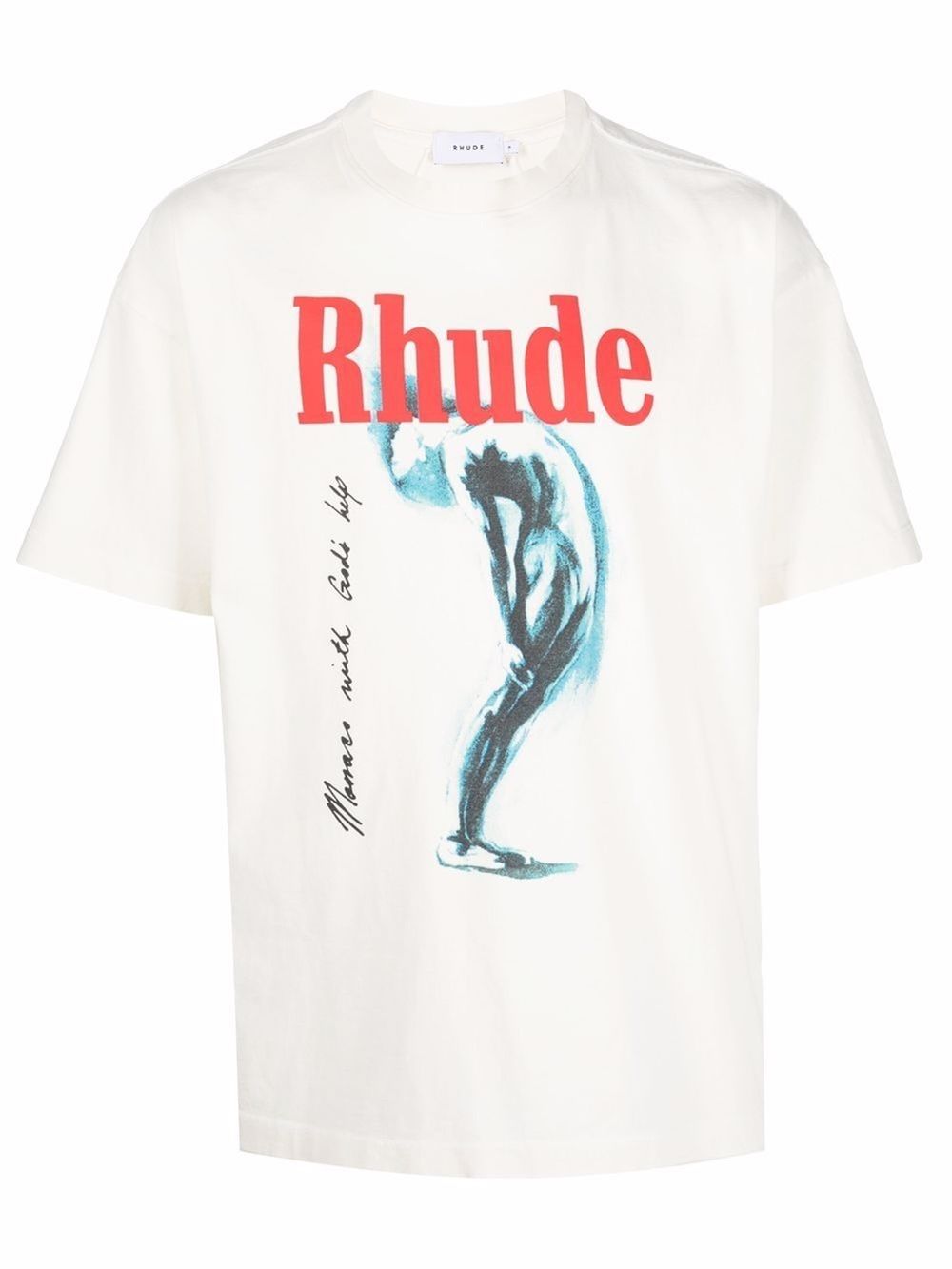 God Help Me Tee logo T-shirt | Rhude | Eraldo.com