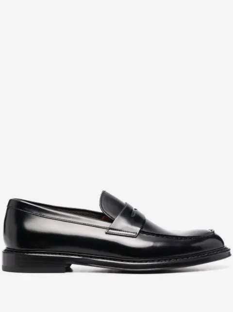Doucal's penny leather loafers