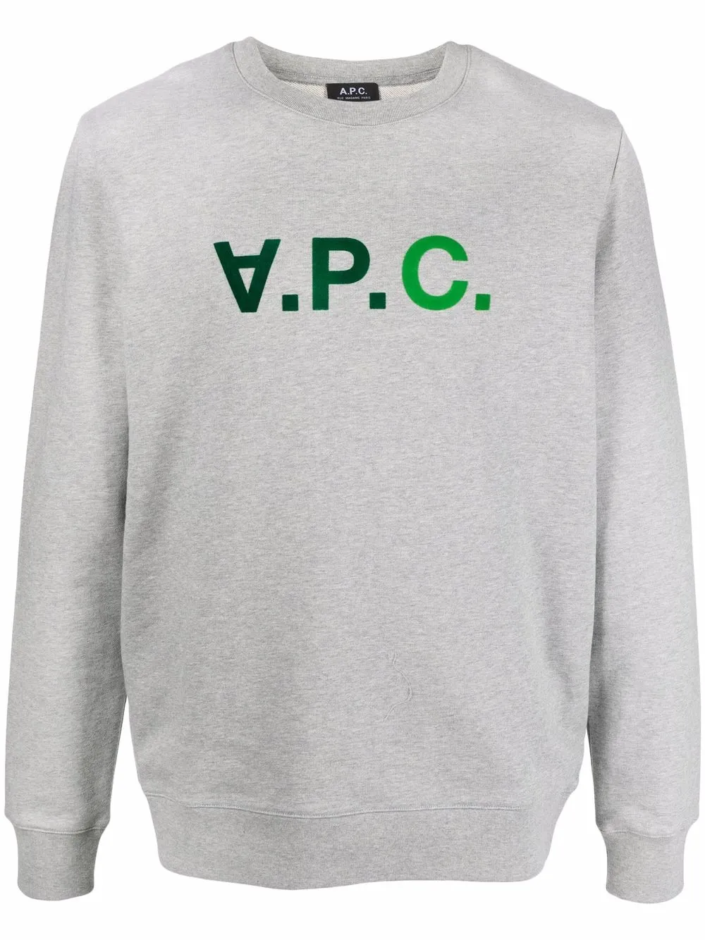 

A.P.C. suéter con logo estampado - Gris