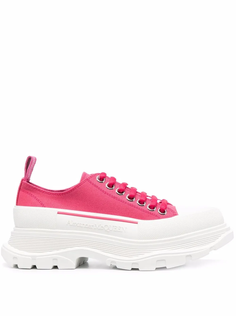 

Alexander McQueen tenis Tread - Rosado