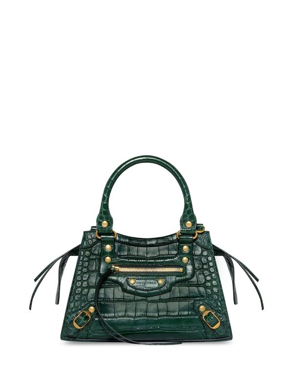 Balenciaga Neo Classic City Bag Crocodile Embossed Leather Mini at
