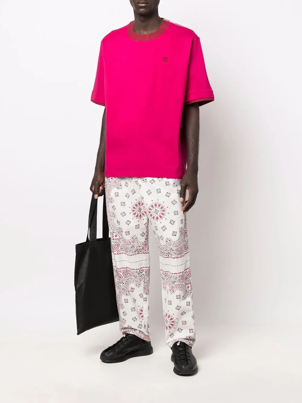 sacai Straight broek - Wit