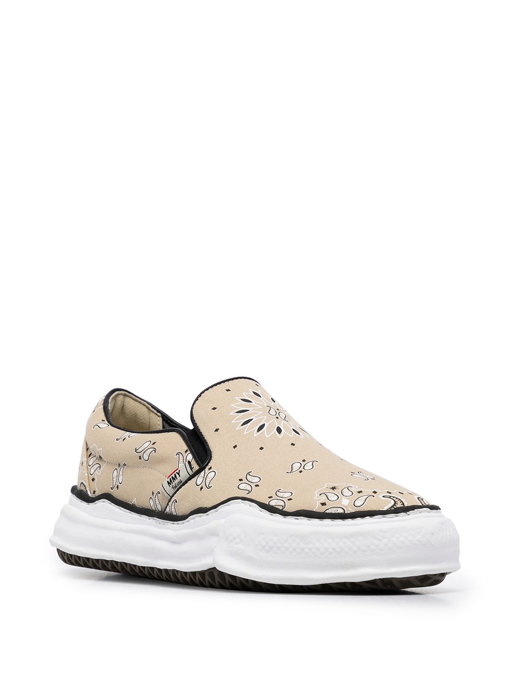 Maison MIHARA YASUHIRO bandana print slip on Sneakers Farfetch