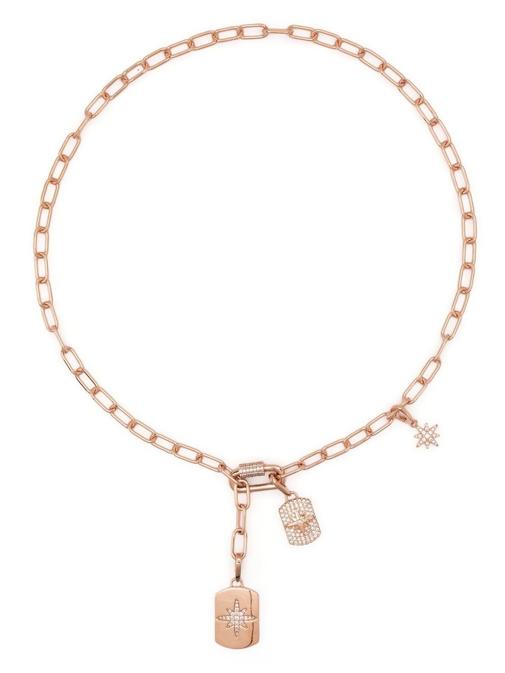 APM Monaco charm-detail chain-link necklace - Gold