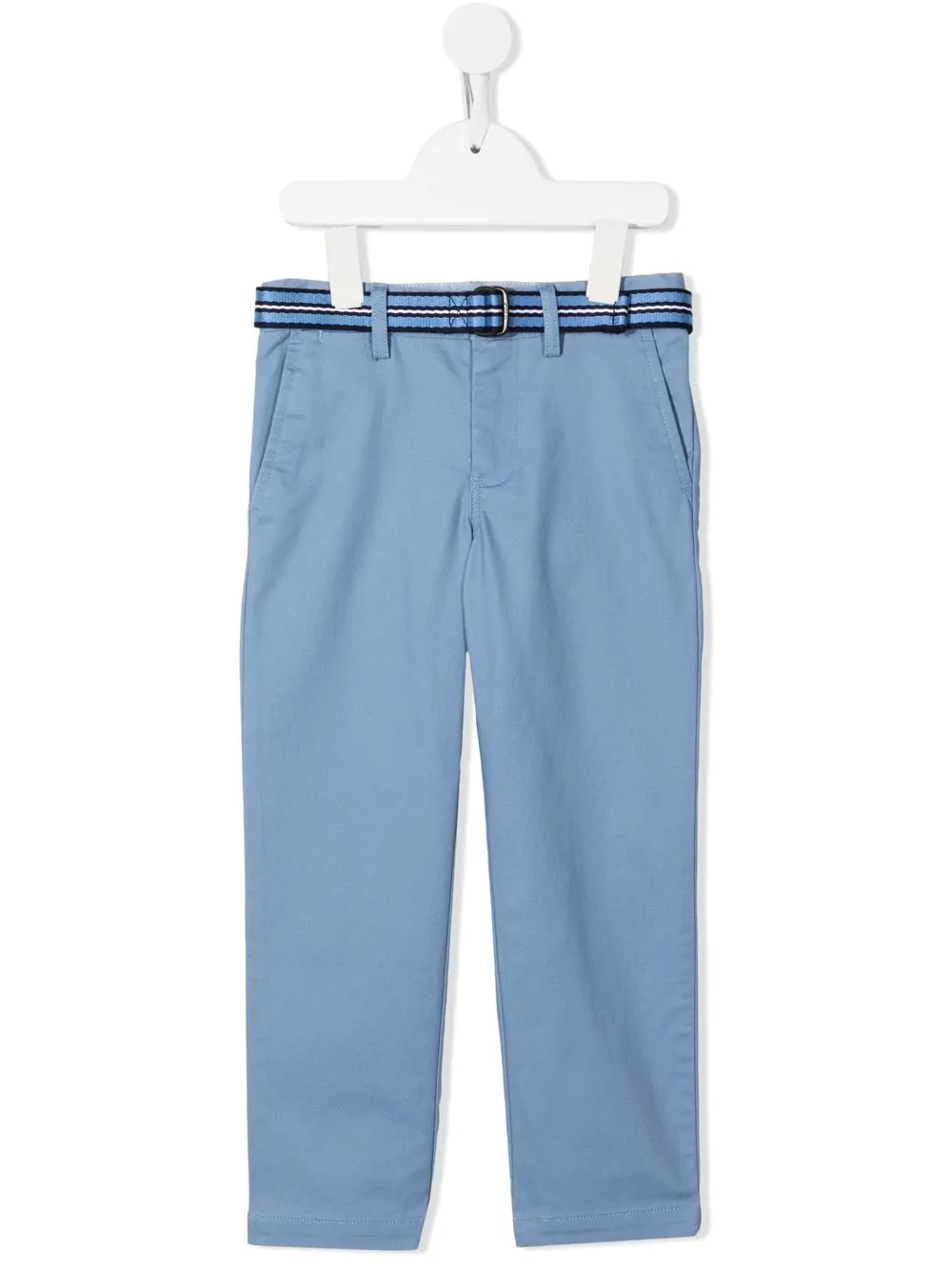 

Ralph Lauren Kids pantalones chinos rectos con cinturón - Azul