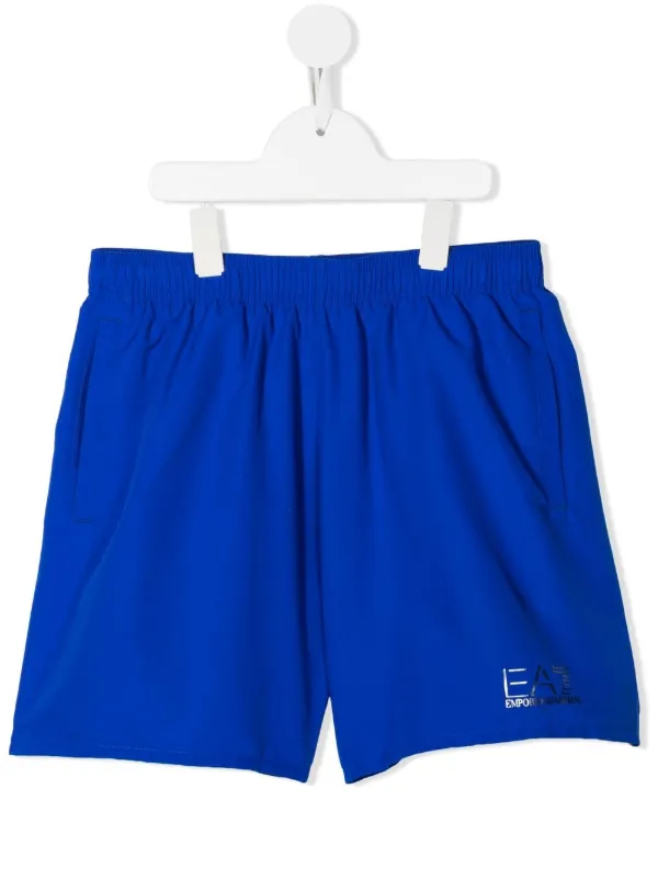 Ea7 Emporio Armani TEEN logo-print Swim 