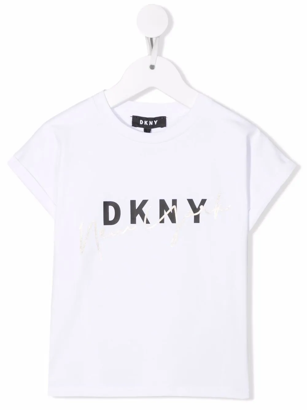 

Dkny Kids logo-print T-shirt - White