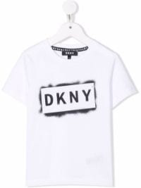 ＜Farfetch＞ 15%OFF！Dkny Kids ロゴ Tシャツ - ホワイト画像