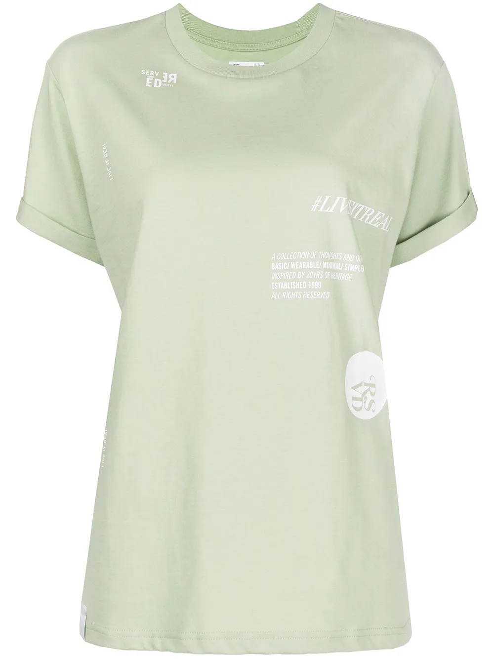 

izzue playera estampada - Verde