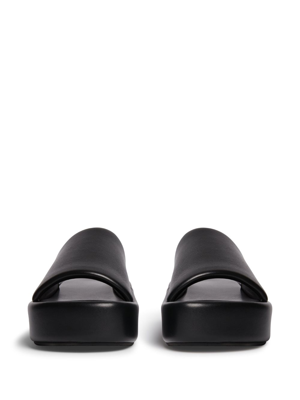 Balenciaga rise lambskin discount slide platform sandals