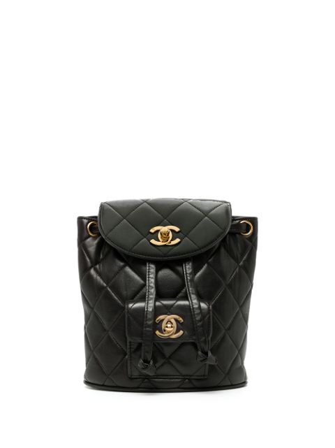 CHANEL 1992 mini Duma diamond-quilted backpack Women