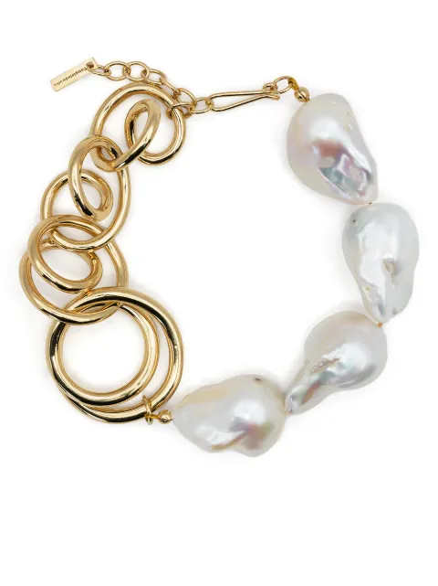 Completedworks gold vermeil-plated pearl bracelet